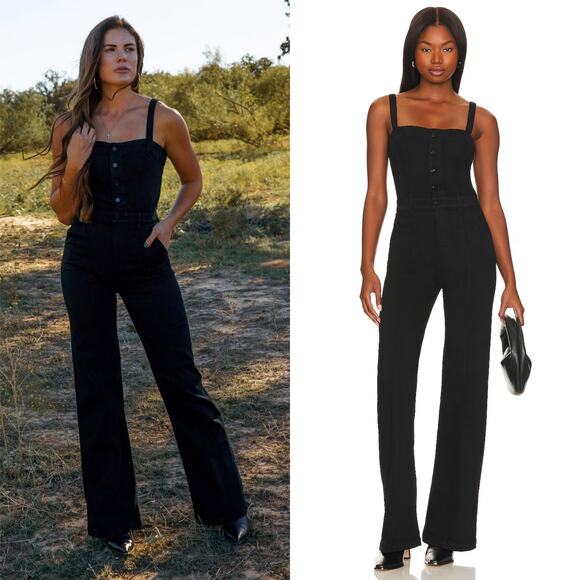 Paige Leenah Jumpsuit Black Shadow - Picture 1 of 12